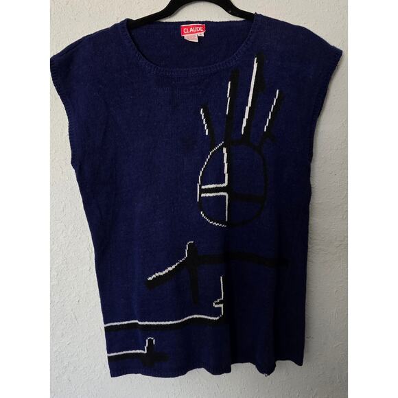 Vintage sleeveless sweater - Picture 1 of 3